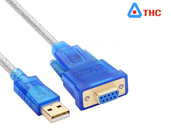 Cáp chuyển đổi USB to RS232 Dtech